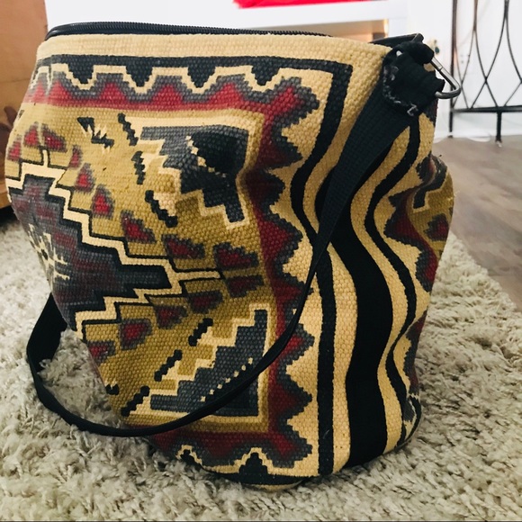 Handmade Aztec Shoulder Bag - Picture 2 of 6